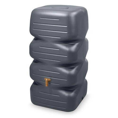 Regentonne Komplett-Set 340 Liter graphite grey
