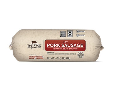 Appleton Farms Hot or Italian Pork Sausage