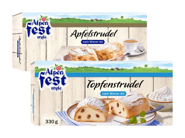 Apfel- oder Topfenstrudel