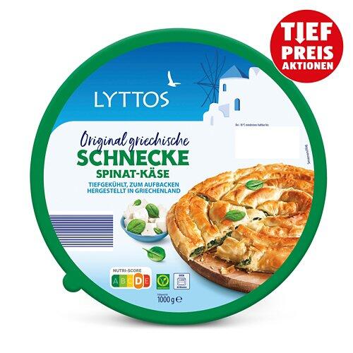 LYTTOS Griechische Schnecke, Käse-Spinat