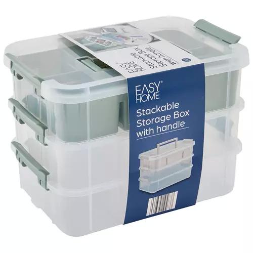 Stackable Storage Box with Handle