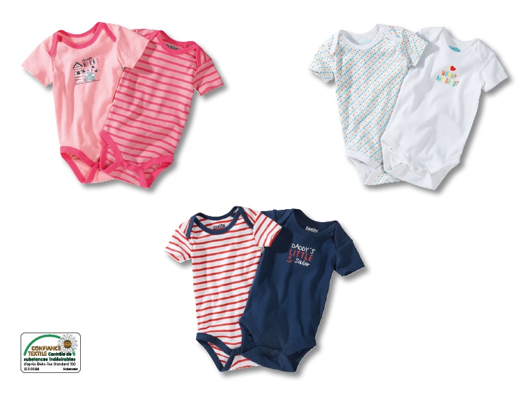 Bodies pour bébé, lot de 2