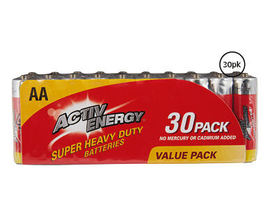 ActivEnergy Super Heavy Duty Batteries 30pk