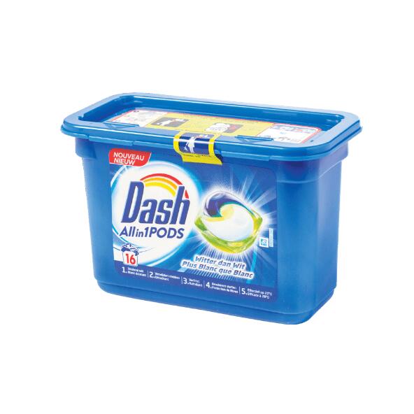 DASH(R) 				Dash pods regular, 16 st.