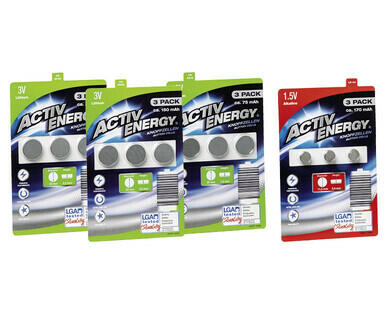 ACTIV ENERGY(R) 
 BATTERIE A BOTTONE