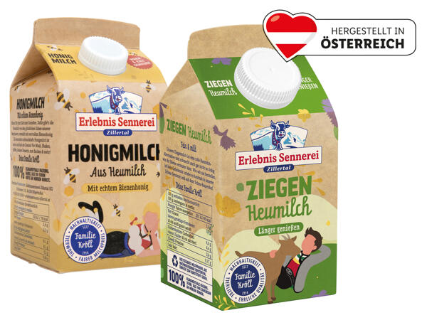 Sennerei Zillertal Ziegen Heumlich oder Honigmilch