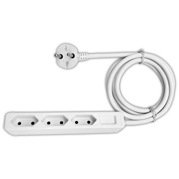3-fach-Slimline Eurosteckdose