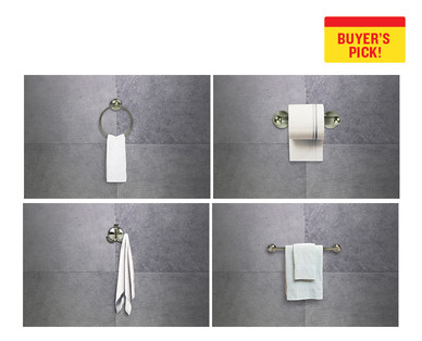 Easy Home 4-Piece Bath Hardware Set