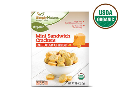 SimplyNature Organic Mini Sandwich Crackers