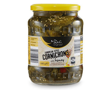 Cornichons with Honey or Chilli 680g