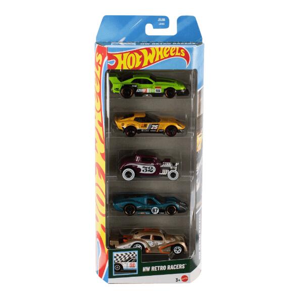 MATTEL(R) 				Petites voitures Hot Wheels, 5 pcs