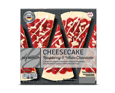 Belmont Chocolate Truffle or Raspberry White Chocolate Cheesecake