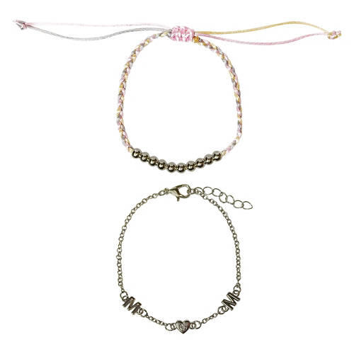 2 Pack Mother's Day Mama Bracelets