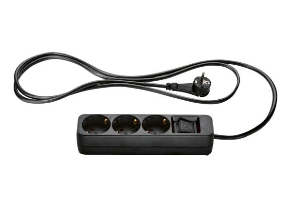 3 Socket Extension Lead with Switch