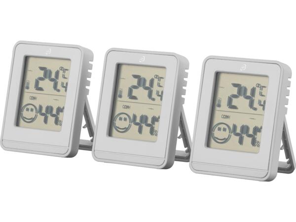 Termo- och hygrometer, 3-pack