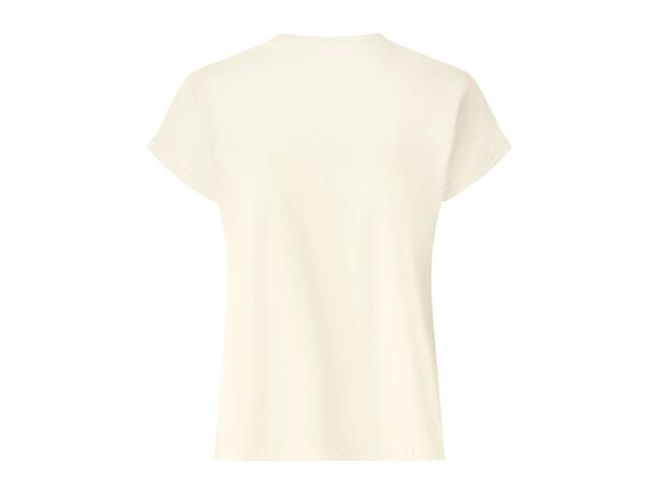 Ladies' White Cotton T-Shirt