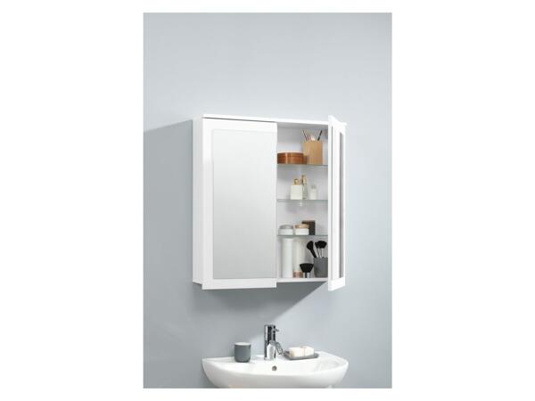 Mirrored bathroom cabinet