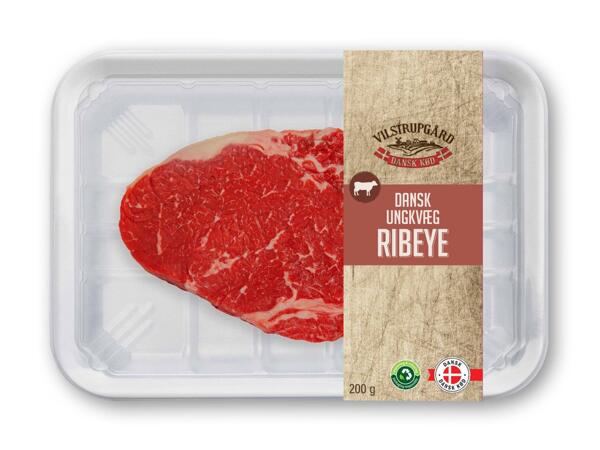 Ribeye steak, peber- eller tykstegsbøffer