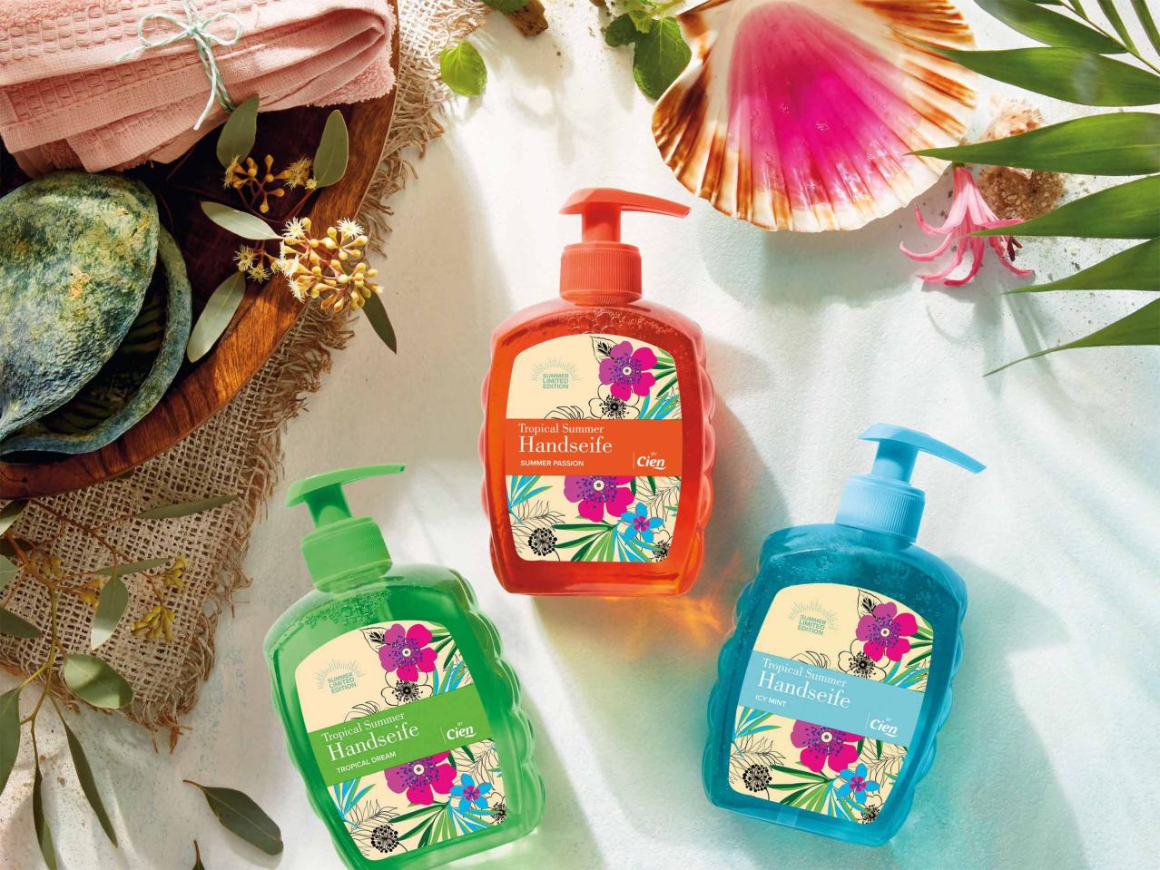Savon liquide Diverses sortes