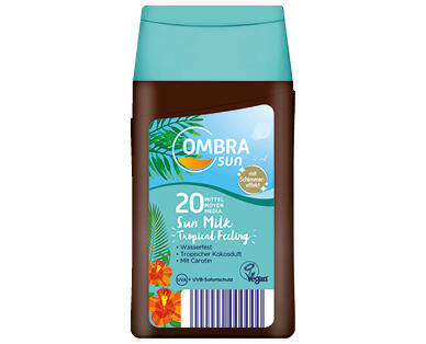 OMBRA SUN SONNENMILCH TROPICAL FEELING LSF 20
