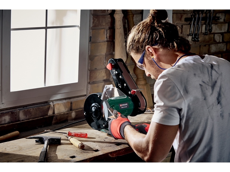 Bench Grinder with Belt Sander