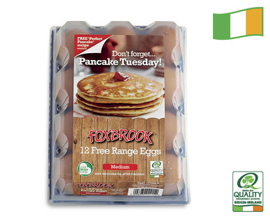 12 Medium Free Range Eggs