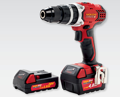 Trapano battente a batteria premium da 20 V WORKZONE(R) TITANIUM+