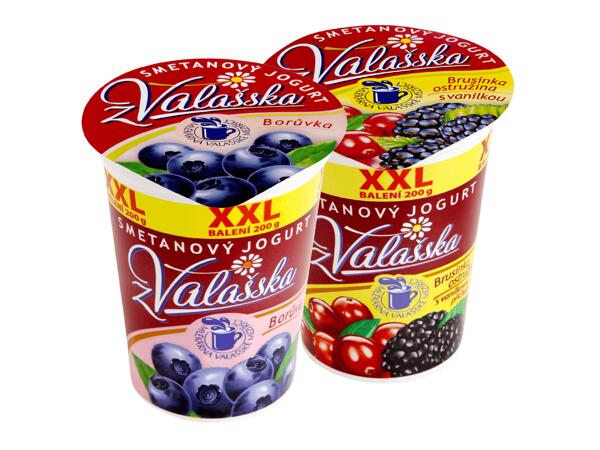 Smetanový jogurt z Valašska