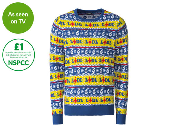 Livergy Men's Lidl Christmas Jumper