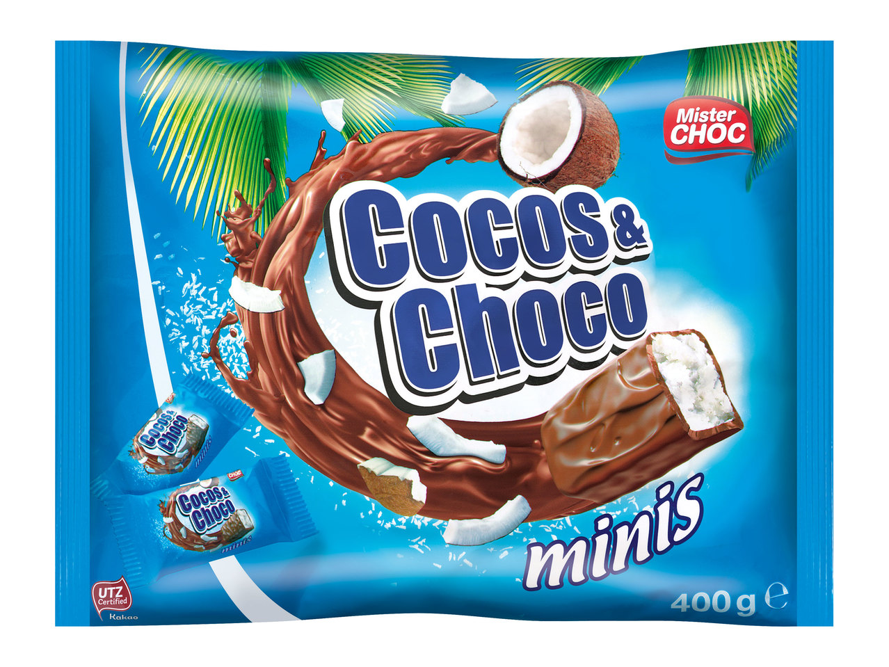 MISTER CHOC Mini-Kokos Riegel