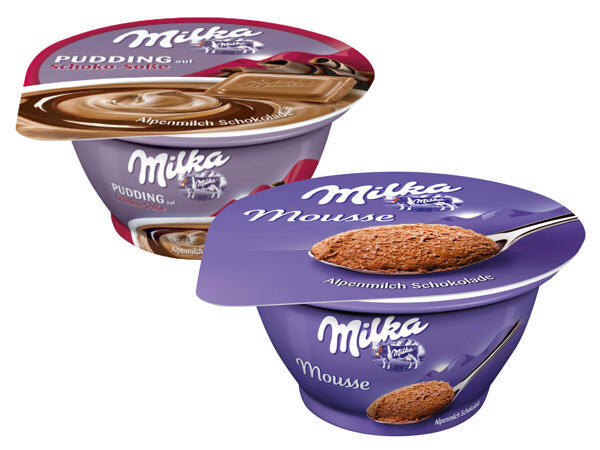 Milka Dessert Mousse oder Pudding