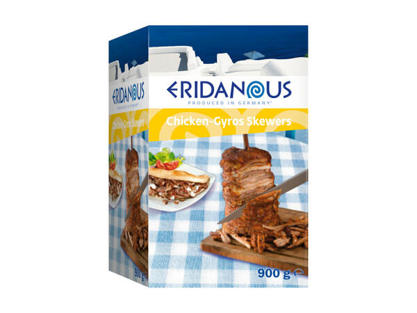 Brochette de gyros cuite au four