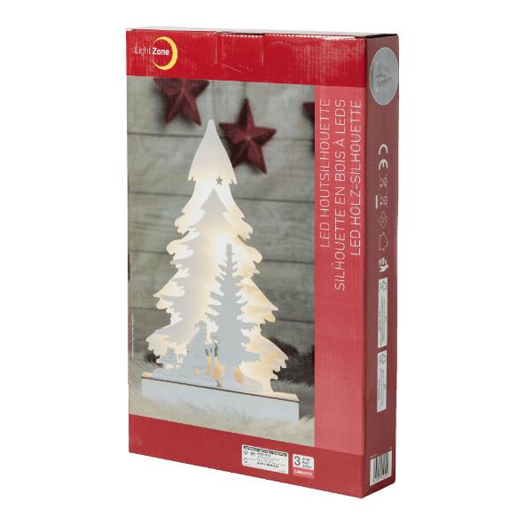 LIGHT ZONE(R) 				Houten ledfiguur