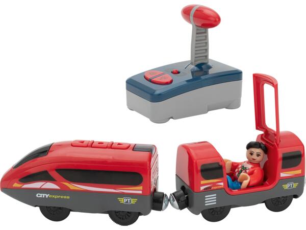 Remote Control Vehicle For Wooden Rail