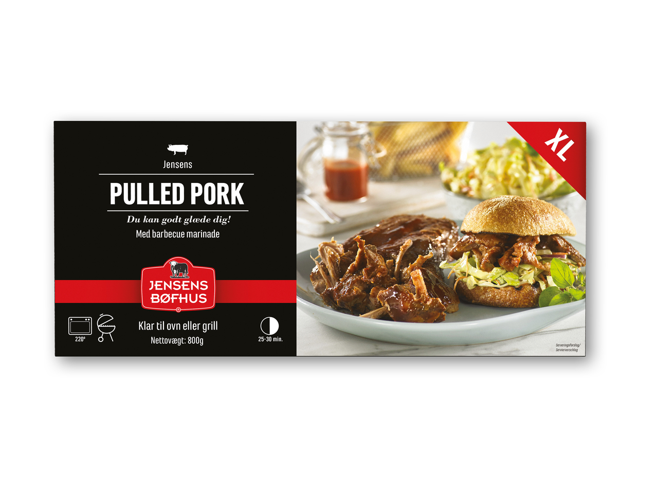 JENSENS Pulled Pork eller Spareribs