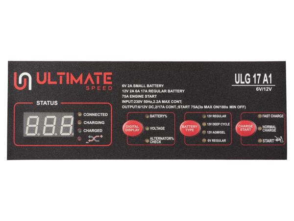 ULTIMATE SPEED(R) AUTONABÍJEČKA 17 A S FUNKCÍ POMOCNÉHO STARTOVÁNÍ