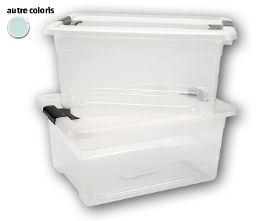 Lot de boîtes de rangement, 2 pièces EASY HOME(R)