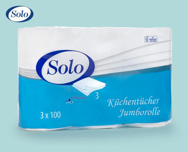 SOLO Küchentücher Jumborolle