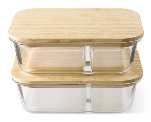 Crofton 
 Divided Glass Food Storage