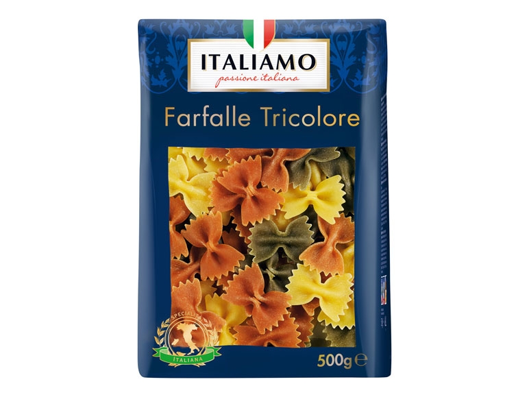 Farfalles tricolores