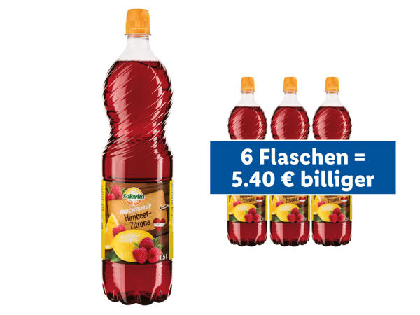SOLEVITA Himbeer-Zitronensirup