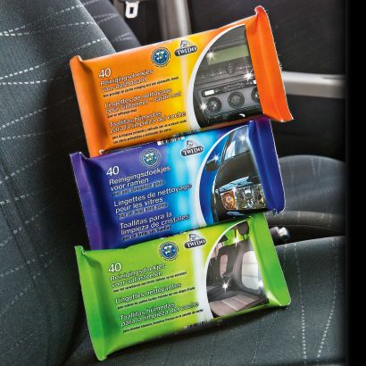 Lingettes nettoyantes pour la voiture, 40 pcs