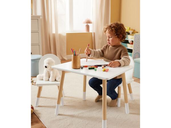 Kids' table & 2 chairs set