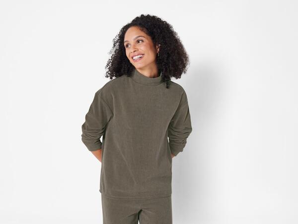 Ladies' corduroy-style jumper