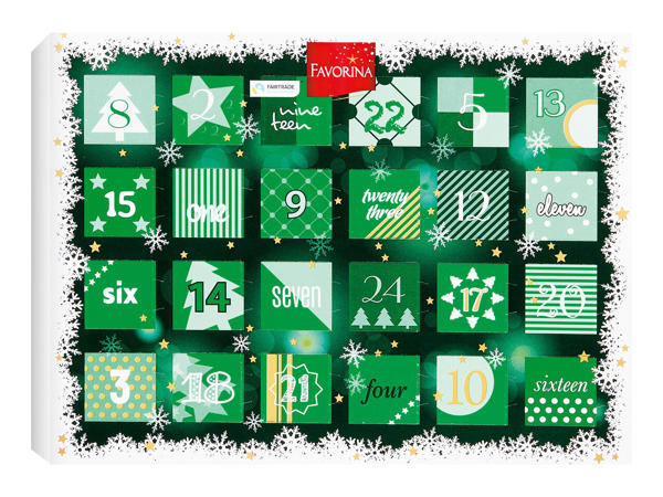 FAVORINA Tischadventkalender