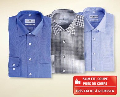 Chemise en coton double retors pour hommes ROYAL CLASS SELECTIONS