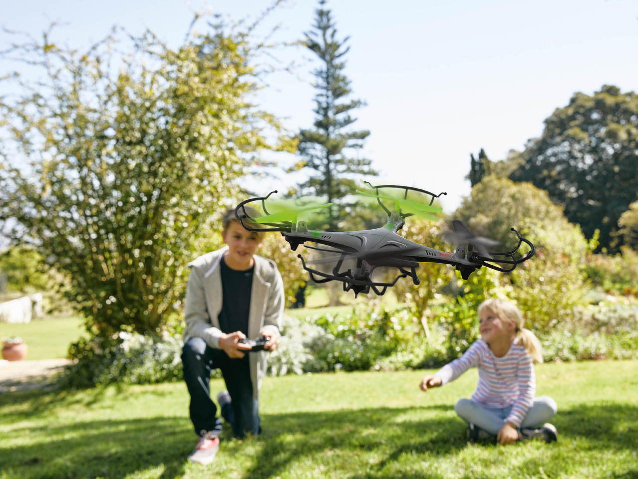 Remote-Controlled Stunt Drone