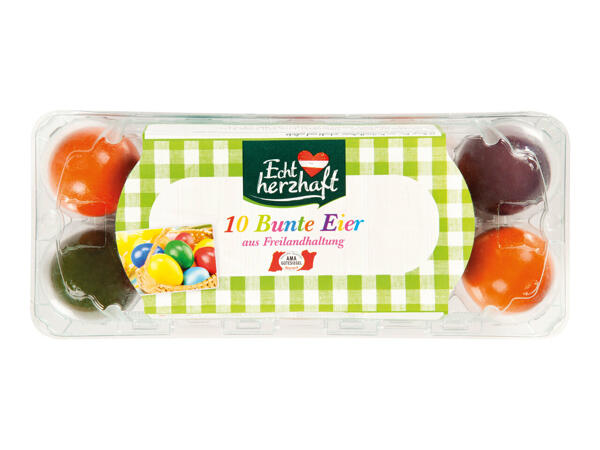 ECHT HERZHAFT Ostereier aus Freilandhaltung