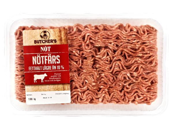 Färsk nötfärs