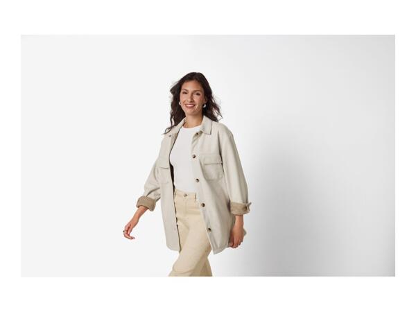Esmara Ladies' Beige Fleece Overshirt